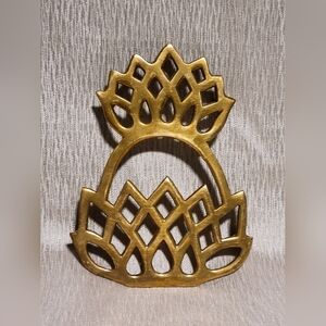 Solid Brass Pineapple Trivet